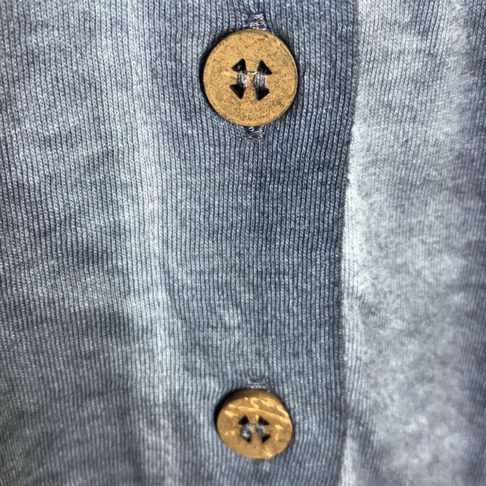Free People Navy Weekend Rush Button Down Collared Top New with Tag W-506 Size S - Picture 8 of 11